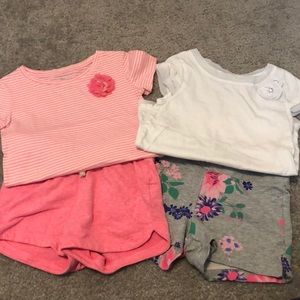 Girls spring summer play outfits